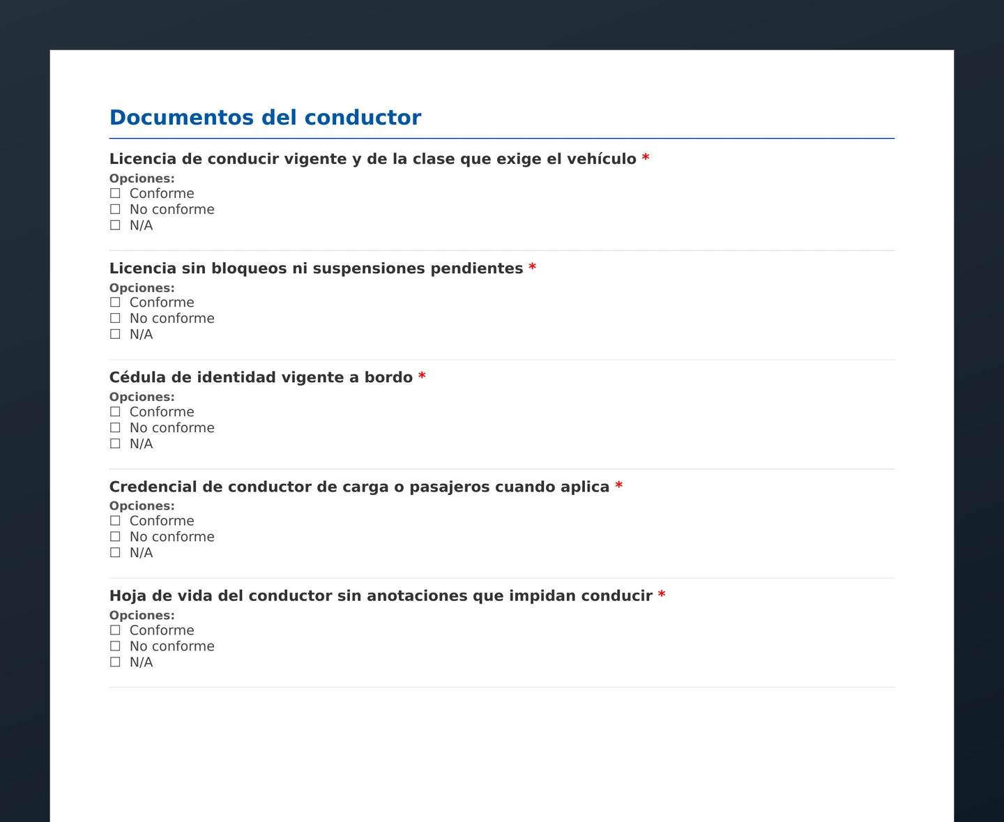 Checklist de control de documentación · vista previa del PDF gratuito descargable