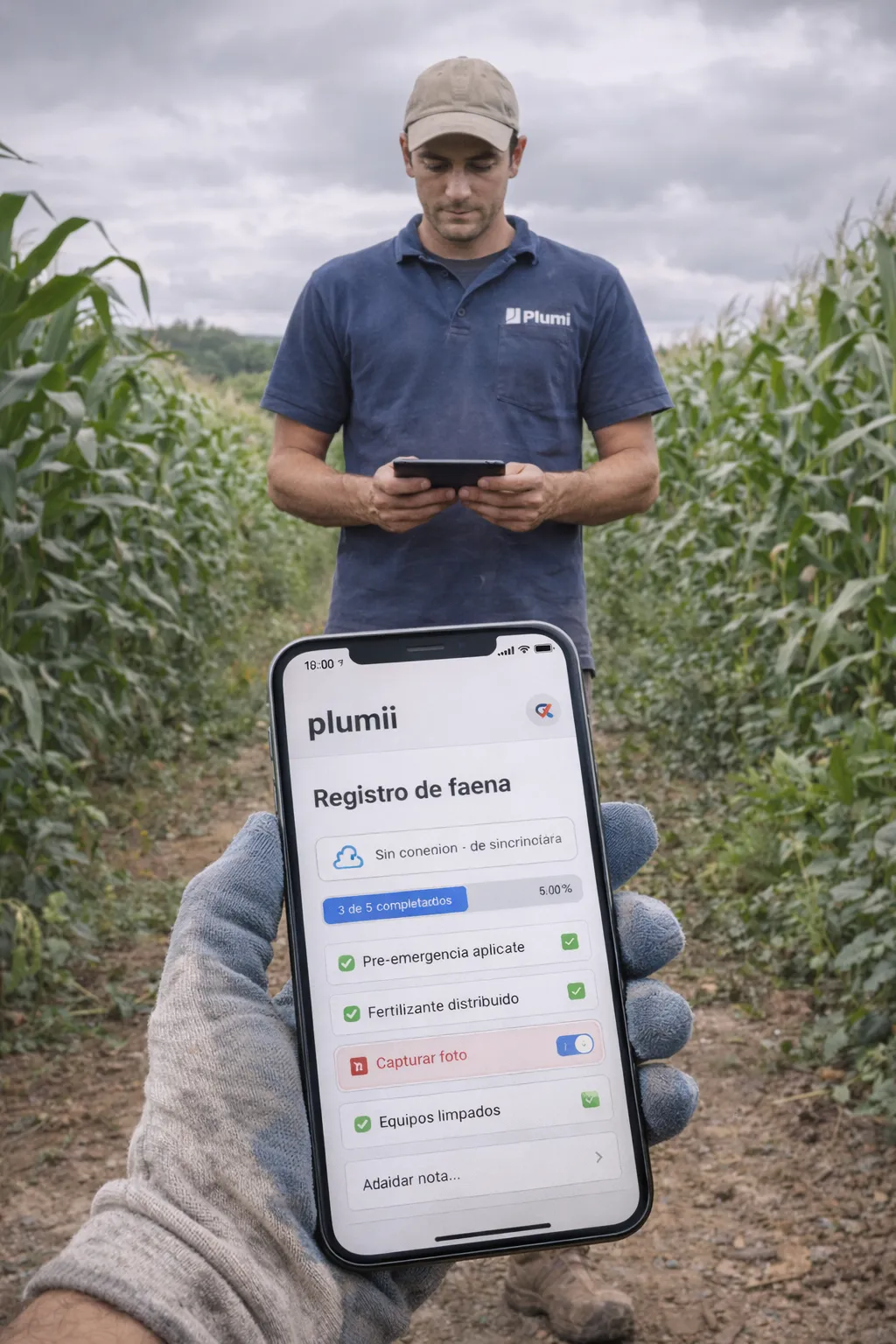 Trabajo offline en campo con CaptaLog