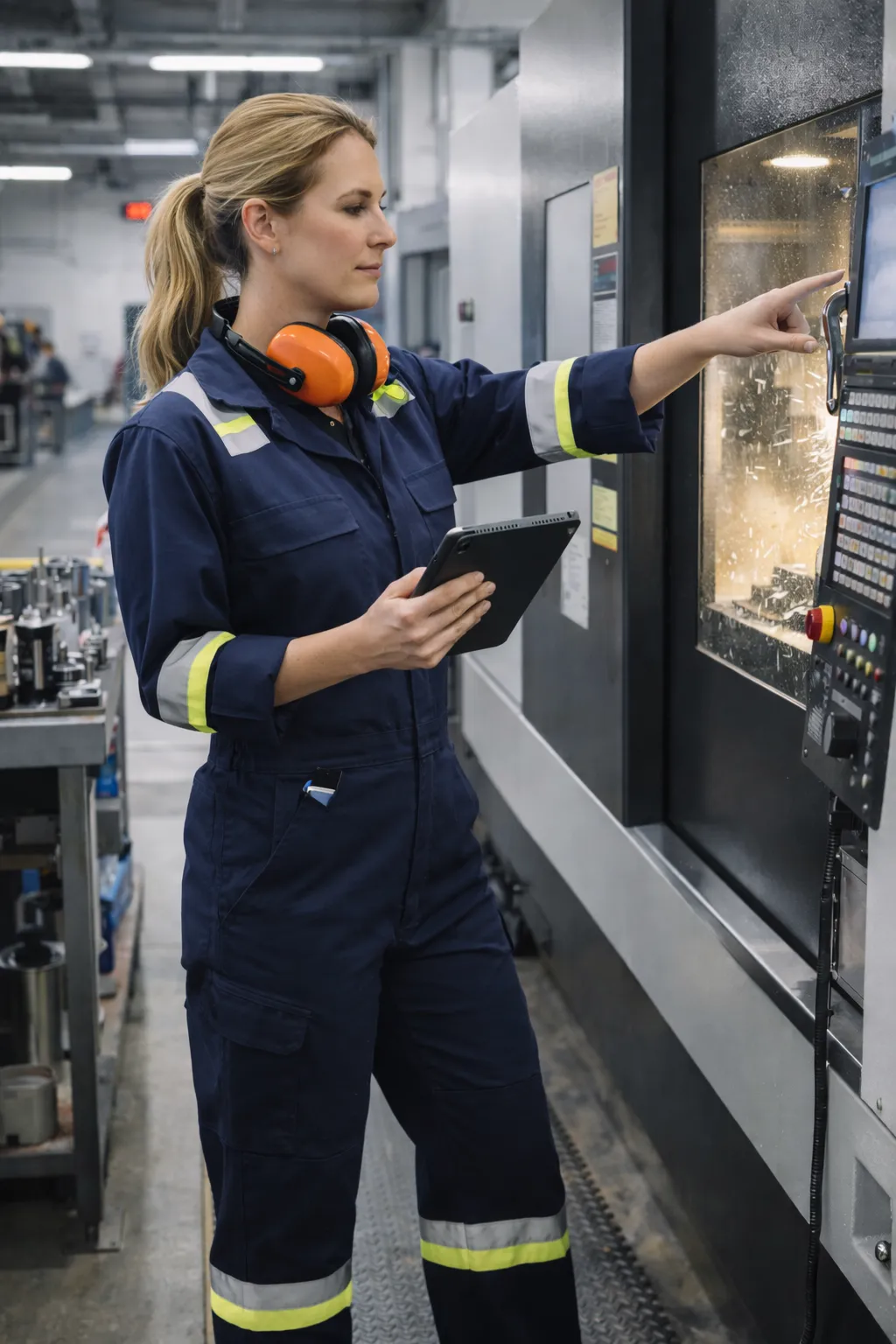 Trabajo en planta de manufactura con CaptaLog