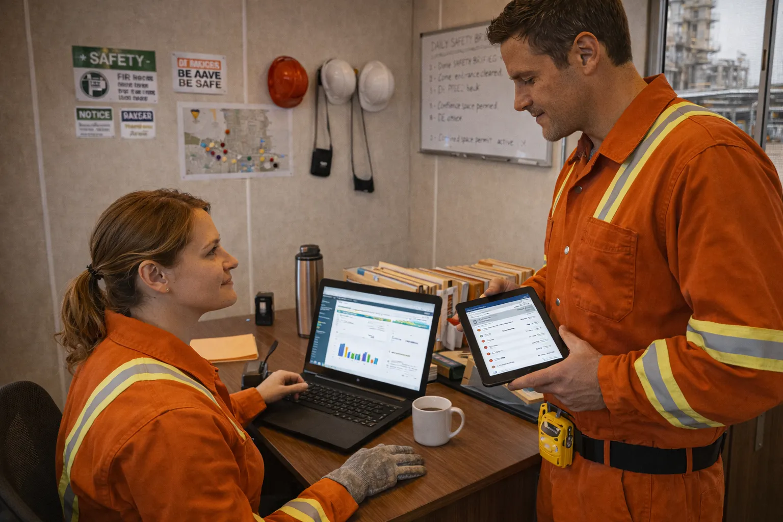 Dashboards y reportes petróleo y gas en tiempo real